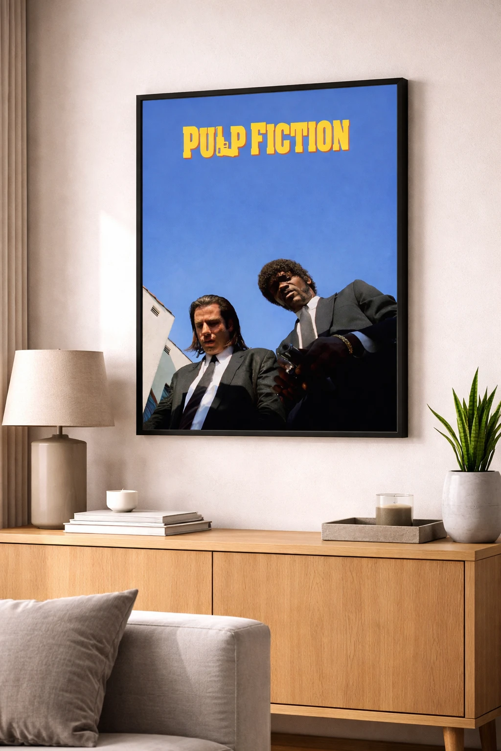 Pulp Fiction Minimal Duvar Tablosu 2. Fotoğraf