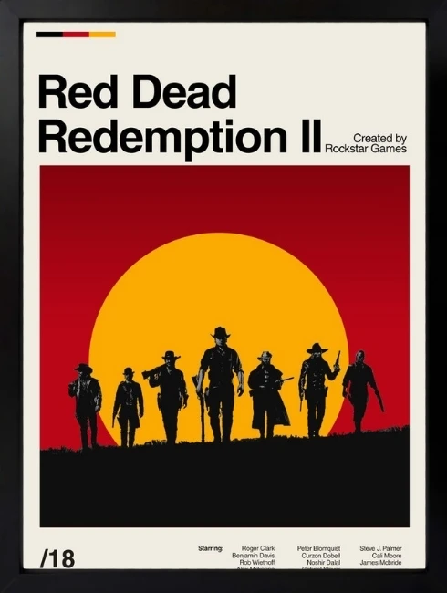 Red Dead Redemption 2 Duvar Tablosu 1. Fotoğraf