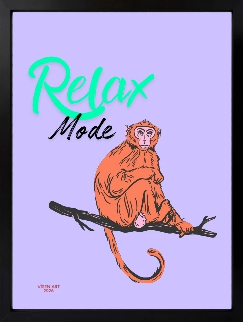 Relax Mode Duvar Tablosu