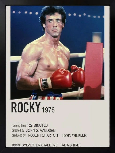 Rocky Balboa Duvar Tablosu 1. Fotoğraf
