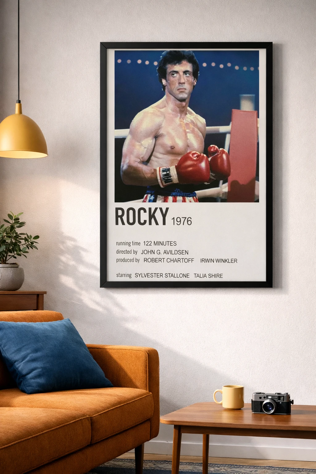 Rocky Balboa Duvar Tablosu 2. Fotoğraf