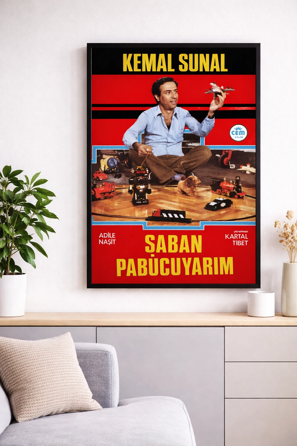 Şaban Pabucu Yarım Duvar Tablosu 2. Fotoğraf