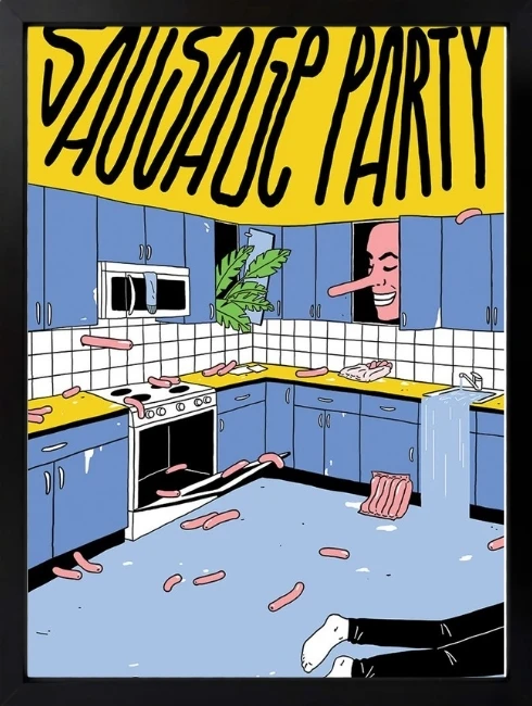 Sausage Party Duvar Tablosu 1. Fotoğraf