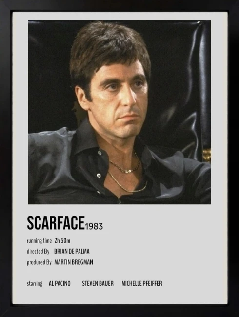 Scarface Duvar Tablosu 1. Fotoğraf