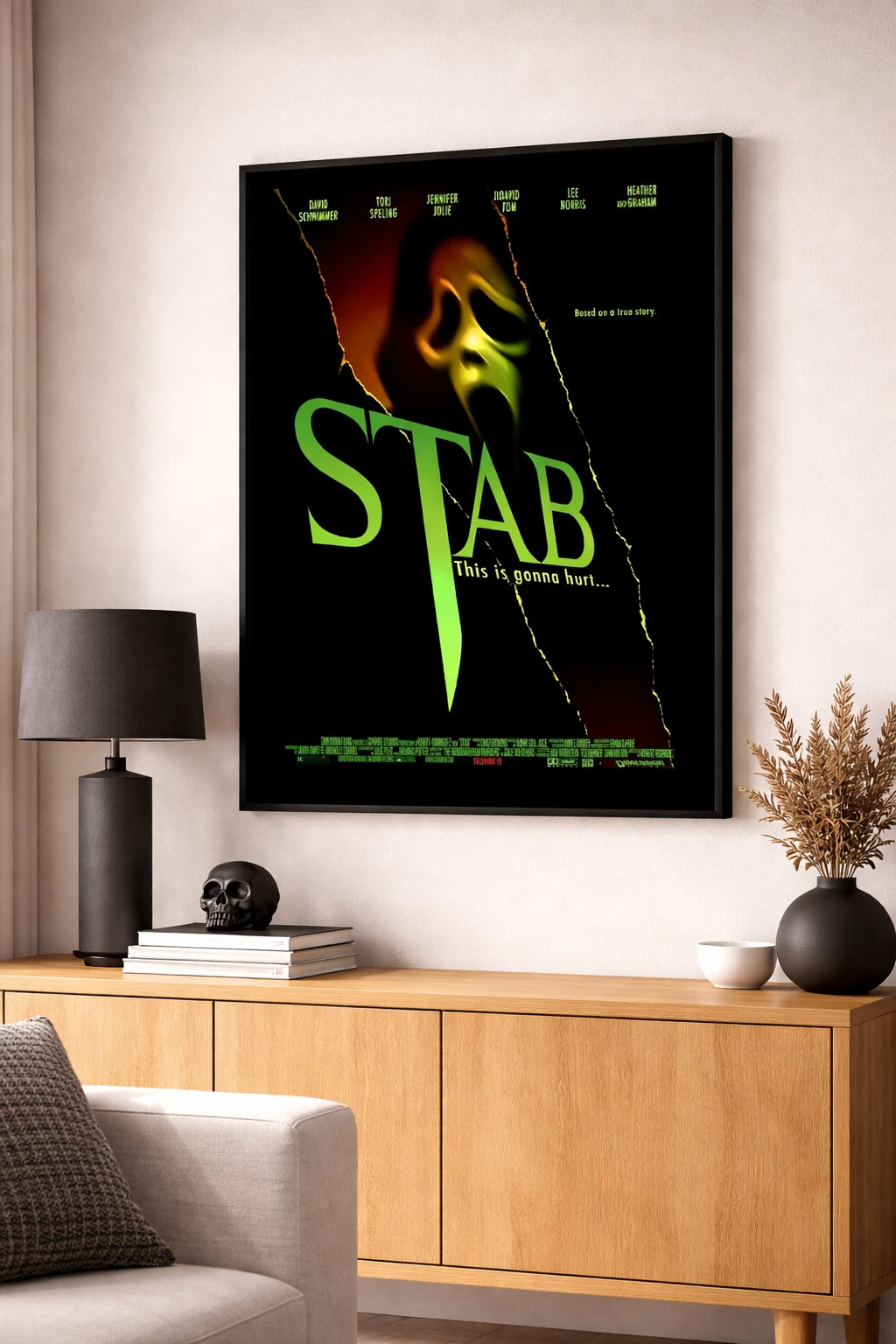 Scream (Stab) Film Duvar Tablosu 2. Fotoğraf