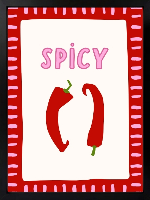 Spicy Duvar Tablosu 1. Fotoğraf