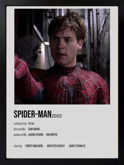 Spider Man Peter Parker Duvar Tablosu 1. Fotoğraf