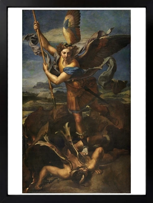 St. Michael and the Rebel Angels Duvar Tablosu 1. Fotoğraf