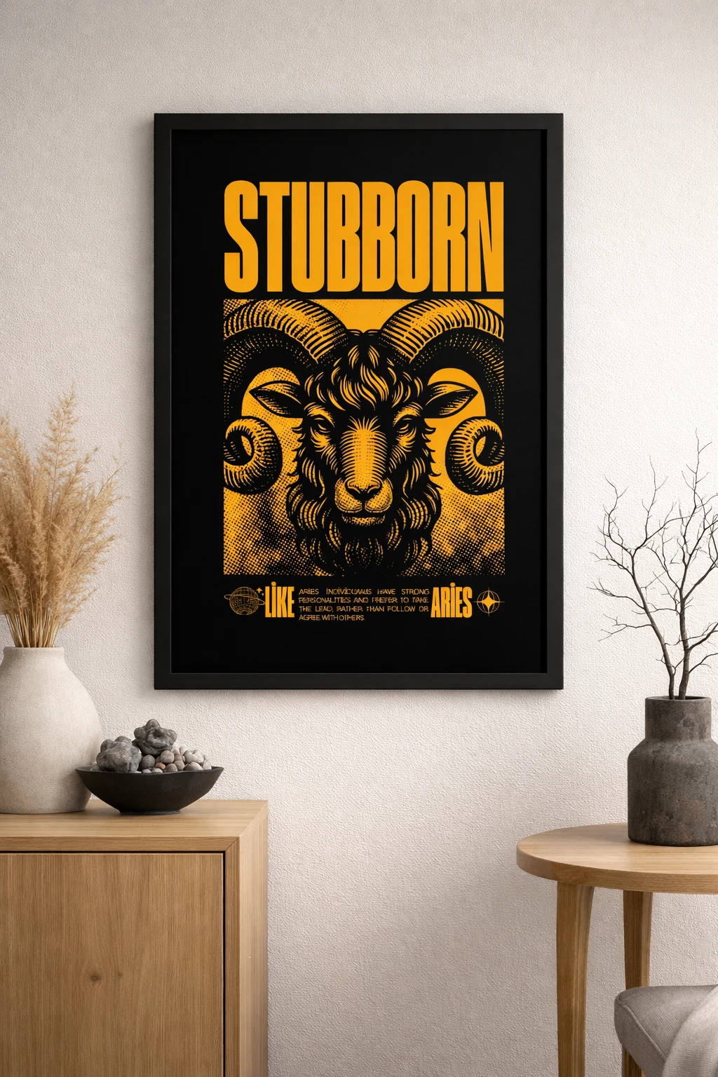 Stuborn Duvar Tablosu 2. Fotoğraf