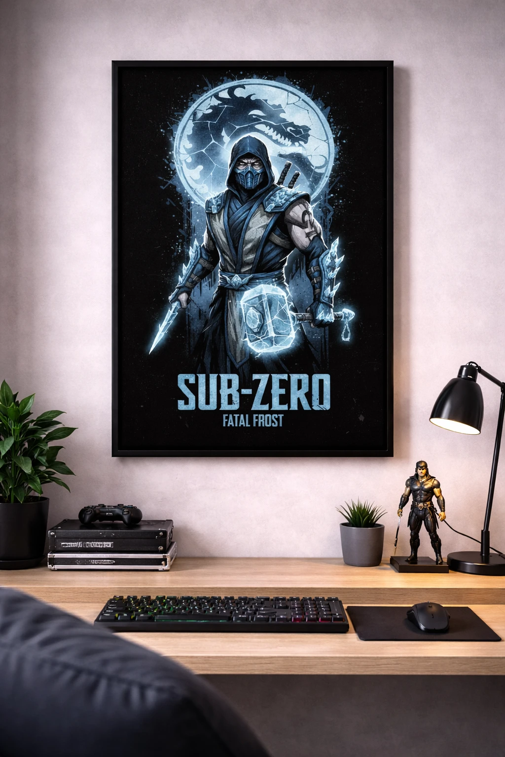 Sub-Zero Mortal Kombat Duvar Tablosu 2. Fotoğraf