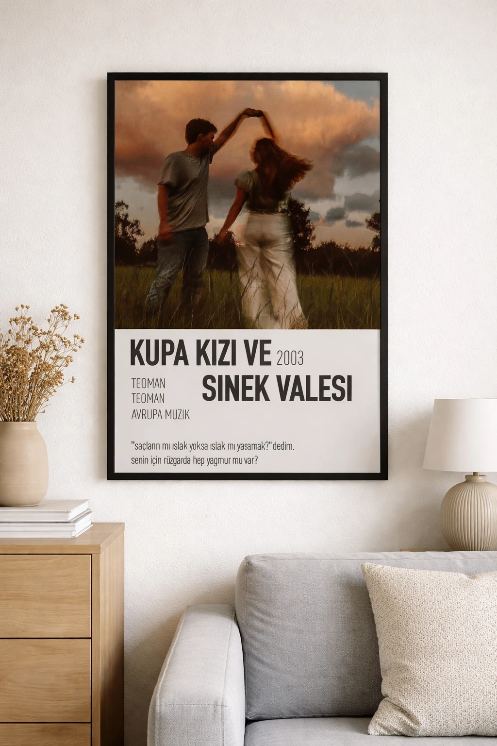 Teoman - Kupa Kızı ve Sinek Valesi Duvar Tablosu 2. Fotoğraf