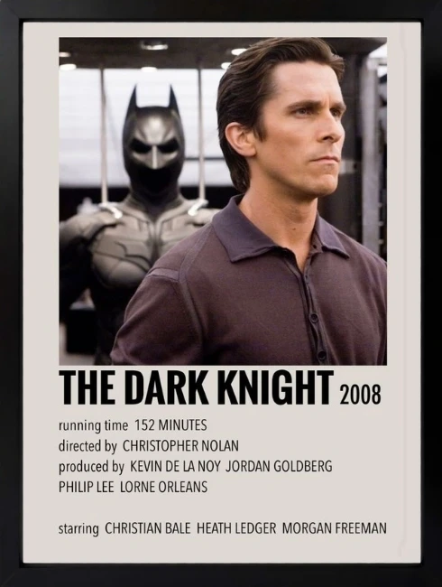 The Dark Knight Duvar Tablosu 1. Fotoğraf