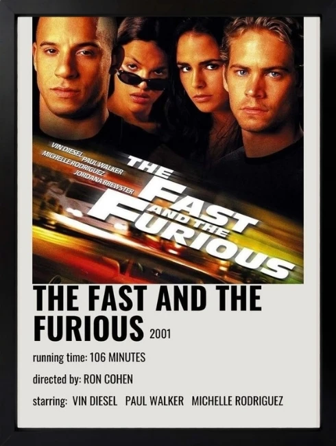 The Fast and the Furious Duvar Tablosu 1. Fotoğraf