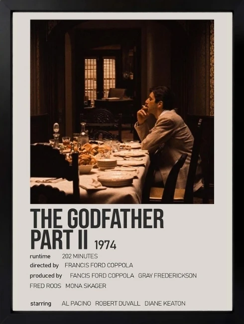 The Godfather Part II Duvar Tablosu 1. Fotoğraf
