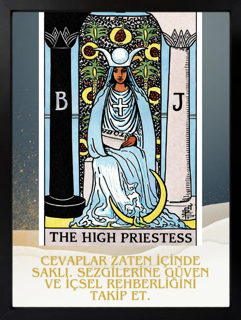 The High Priestess Duvar Tablosu 1. Fotoğraf