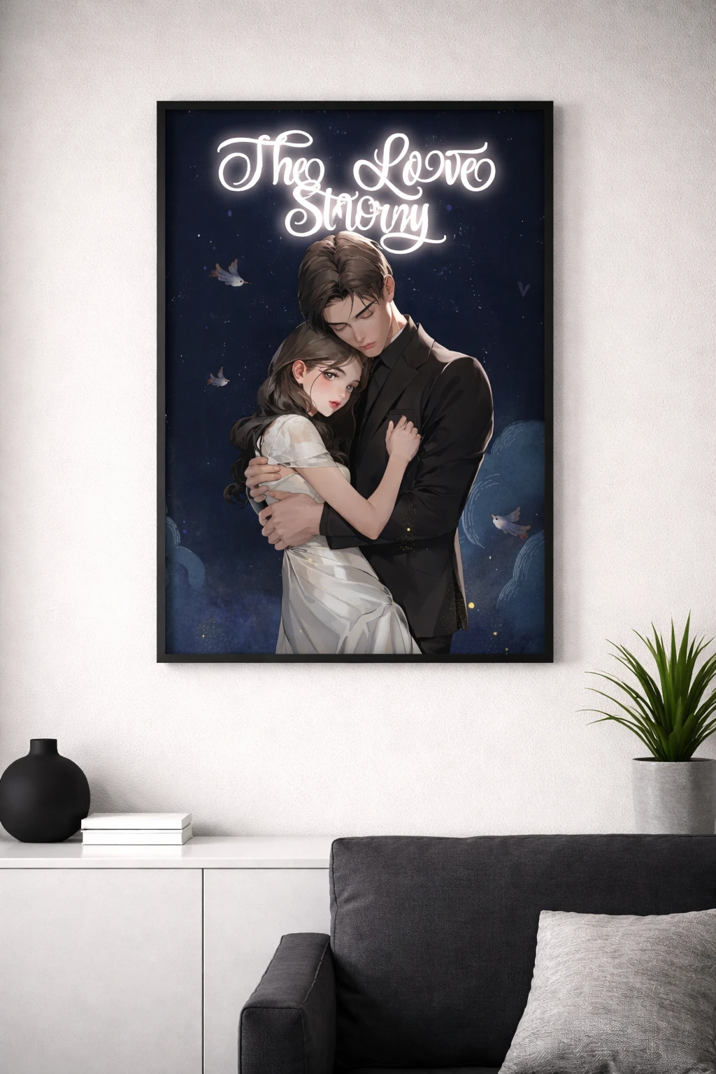 The Love Story Duvar Tablosu 2. Fotoğraf