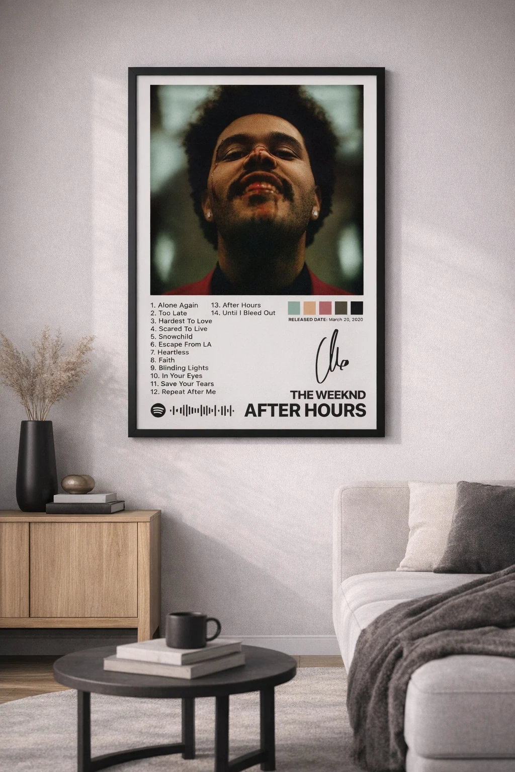 The Weeknd - After Hours Duvar Tablosu 2. Fotoğraf