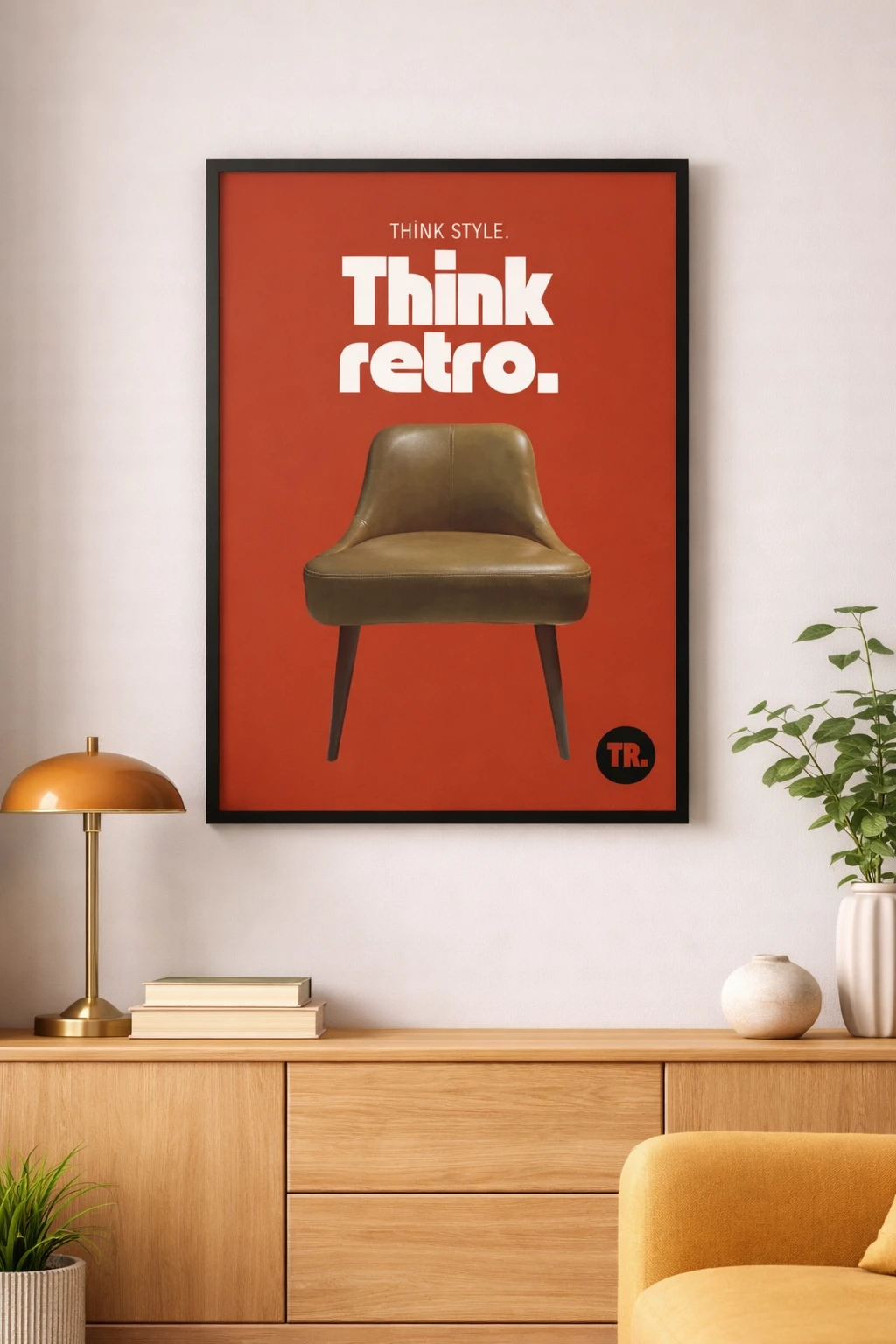 Think Retro Duvar Tablosu