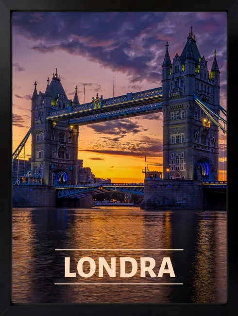 Tower Bridge Duvar Tablosu 2. Fotoğraf