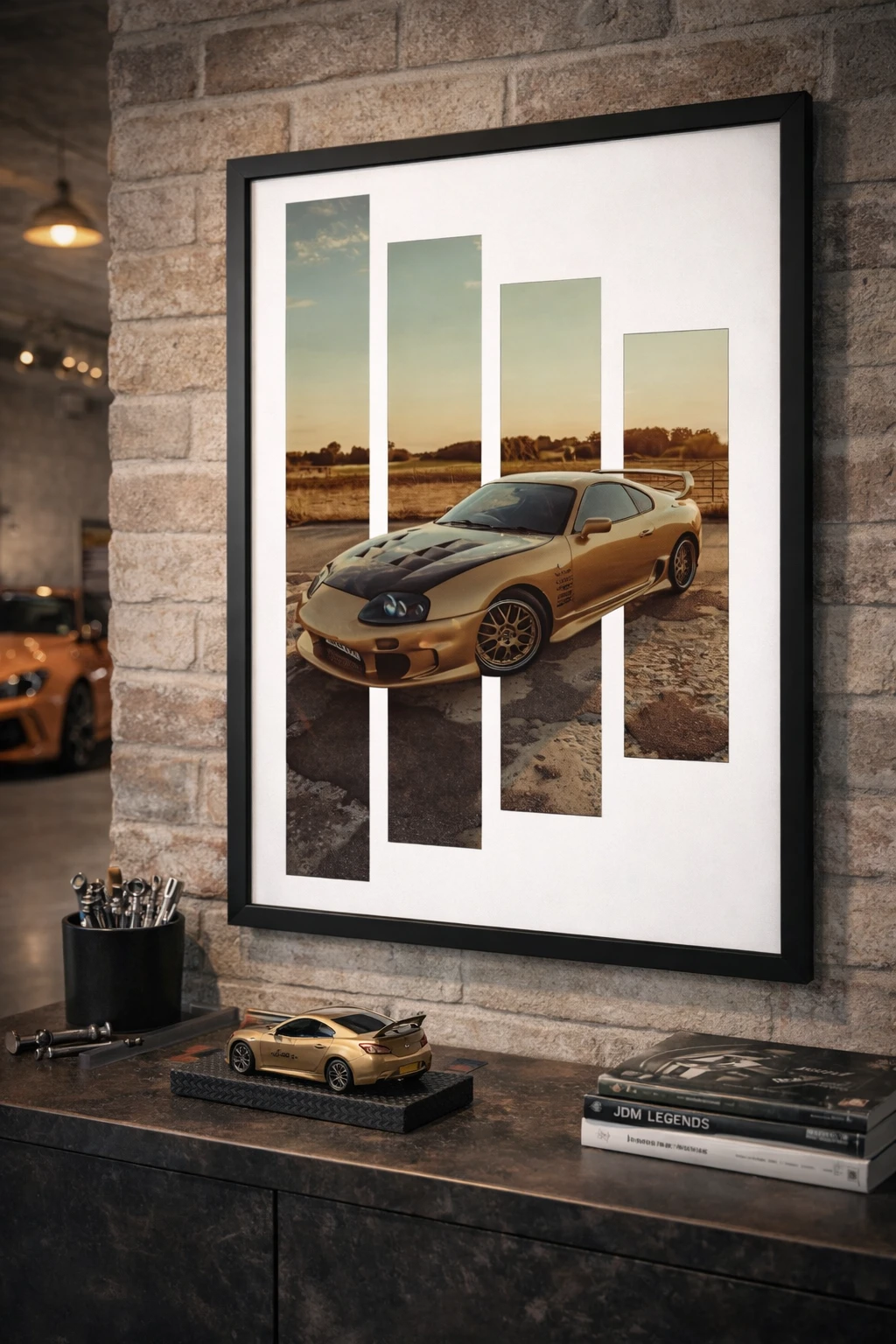 Toyota Supra Duvar Tablosu