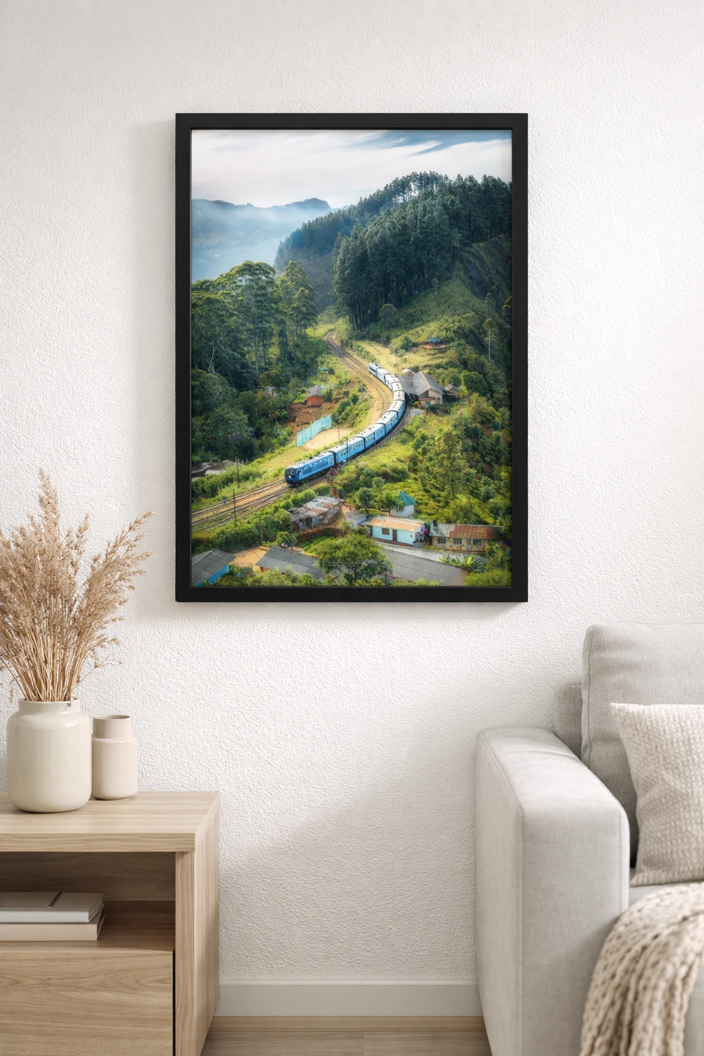 Tren Yolu Duvar Tablosu 2. Fotoğraf