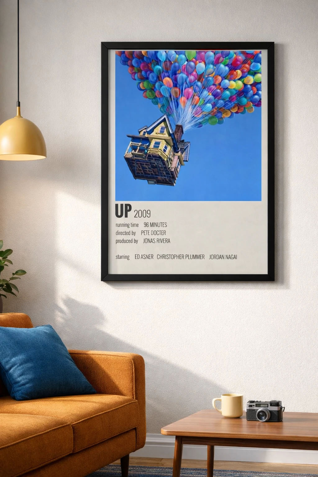 Up Balonlu Ev Duvar Tablosu 2. Fotoğraf