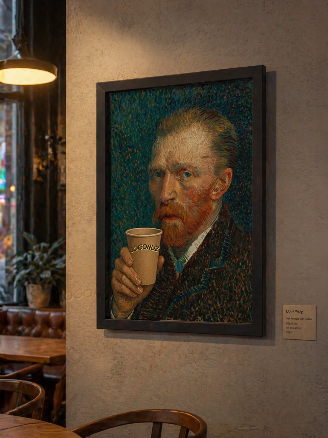 Van Gogh Kahve Duvar Tablosu