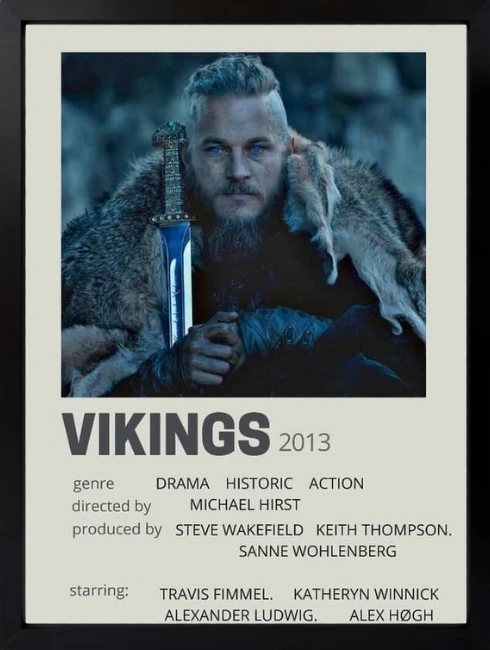 Vikings Ragnar Duvar Tablosu 1. Fotoğraf