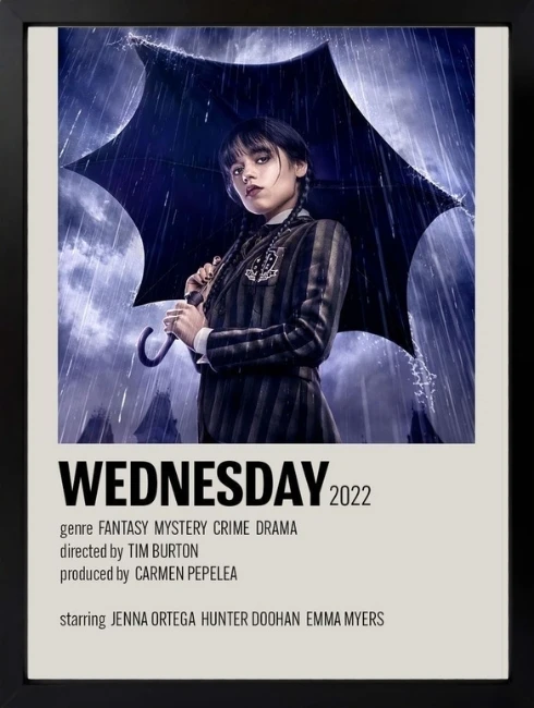 Wednesday Duvar Tablosu 1. Fotoğraf