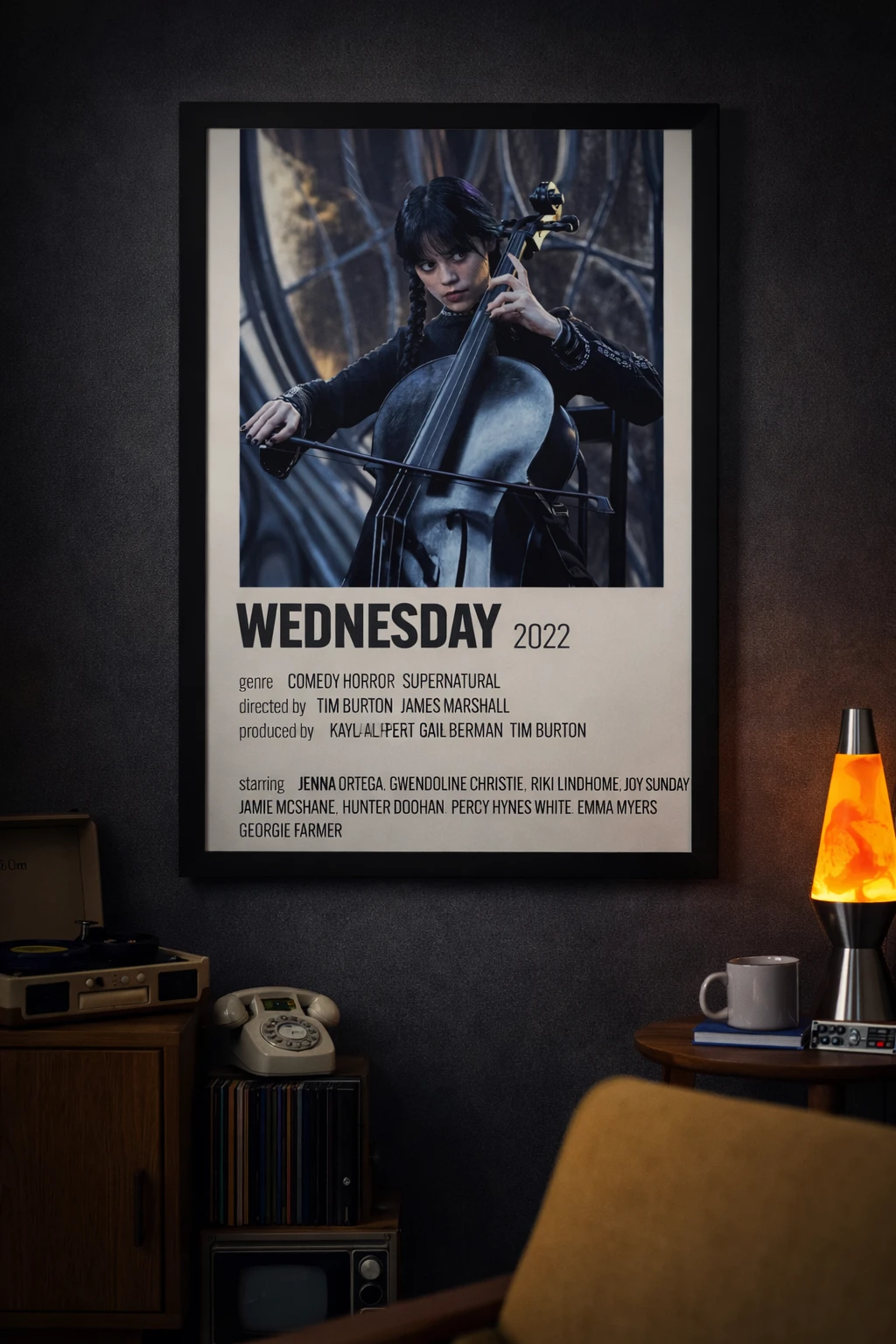 Wednesday Poster Duvar Tablosu 2. Fotoğraf