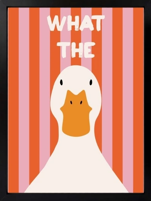 What The Duck Mixart Duvar Tablosu 1. Fotoğraf