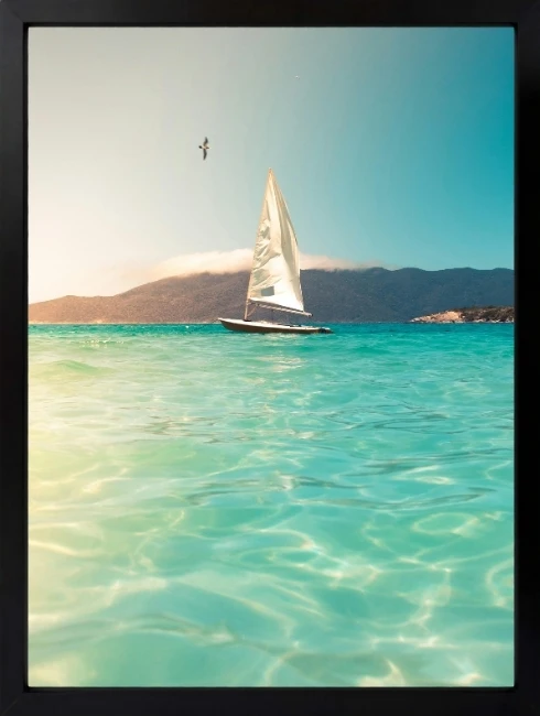 Yelkenli Manzarası Duvar Tablosu 1. Fotoğraf