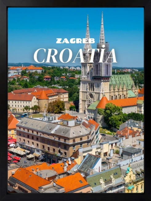 Zagreb Duvar Tablosu 2. Fotoğraf