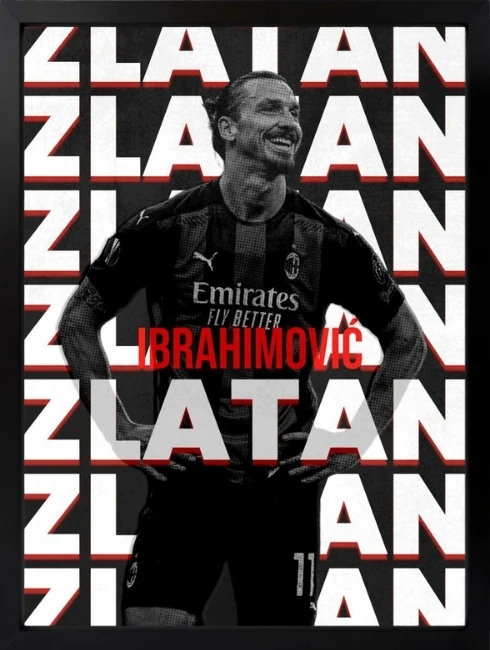 Zlatan Ibrahimović Duvar Tablosu 1. Fotoğraf