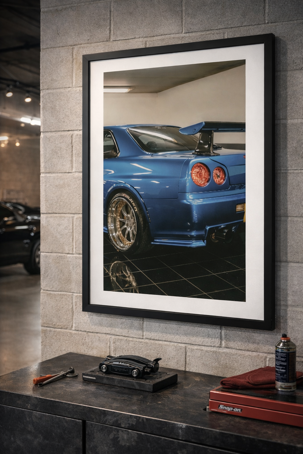 Nissan Skyline R34 Duvar Tablosu